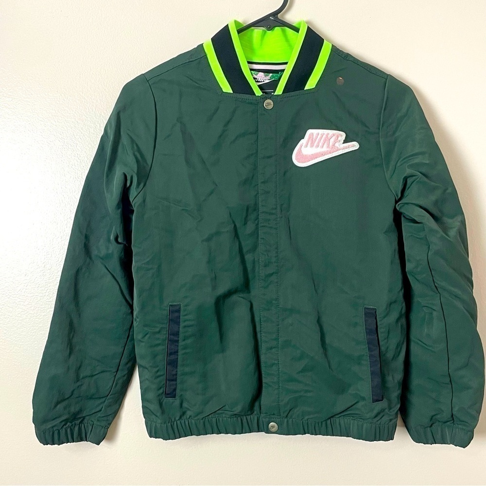 Nike Reversible Jacket | Snap-Up | Camo & Green | Youth - Picture 3 of 11